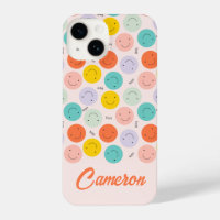 Colourful Smiling Happy Face Pattern