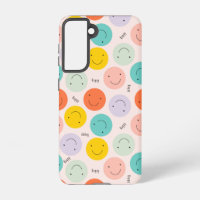 Colourful Smiling Happy Face Pattern