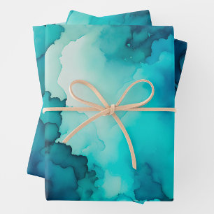 Colourful Smoke Art Wrapping Paper Sheets