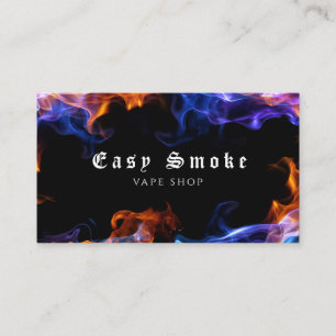 Colourful Smoke Vape Shop Business Card
