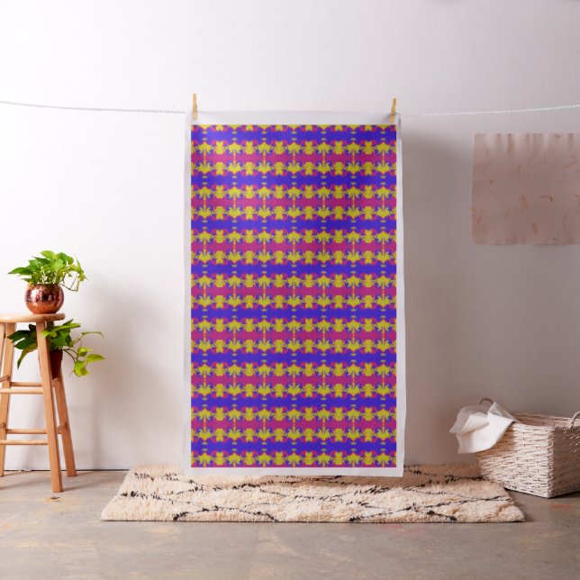 Colourful Smudge Fabrics Fabric (In Situ)