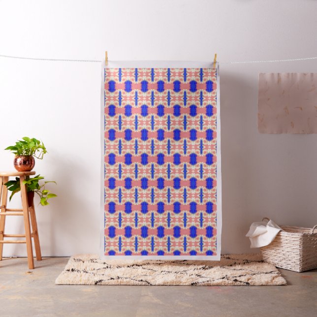 Colourful Smudge Fabrics Fabric (In Situ)