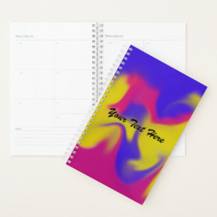 Colourful Smudge Planner