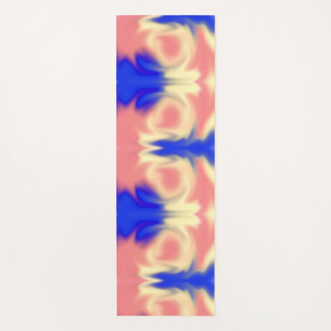 Colourful Smudge Yoga Mat (Front)