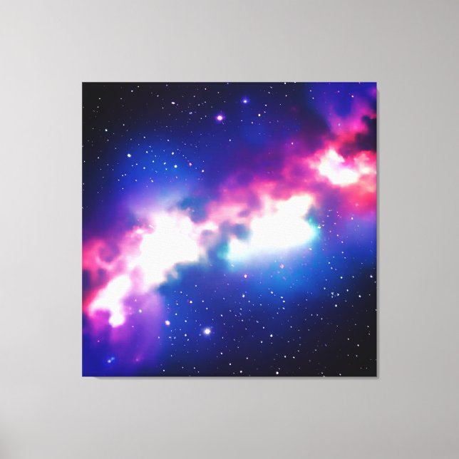Colourful Snake Nebula Galaxy Stretched Canvas  Print (Front)