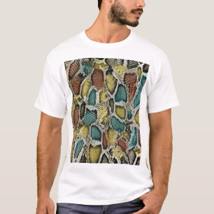 Colourful snake skin: seamless design. T-Shirt