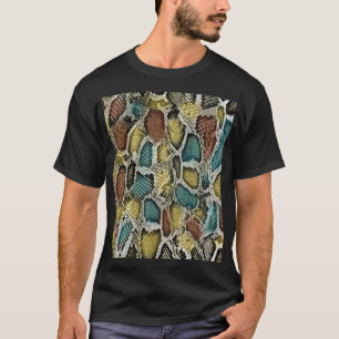 Colourful snake skin: seamless design. T-Shirt
