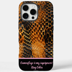 Colourful snake skins show nature's art iPhone 16 pro max case