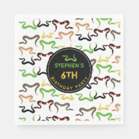 Colourful Snakes Python Reptile Birthday Party