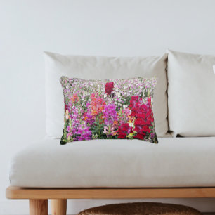 Colourful Snapdragon Garden Floral Decorative Cushion
