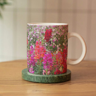 Colourful Snapdragons Garden Floral Coffee Mug
