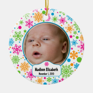 Colourful Snowflake Ornament