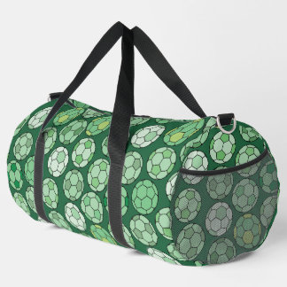 Colourful Soccer Pattern Duffle Bag