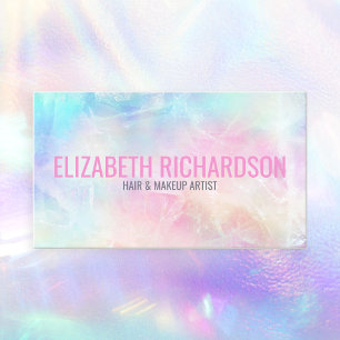 Colourful Soft Delicate Vibrant Pastel Rainbow  Business Card