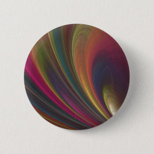 Colourful Soft Sand Waves 6 Cm Round Badge