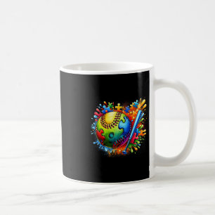 Colourful Softbyll Autism Awareness Autistic  Coffee Mug