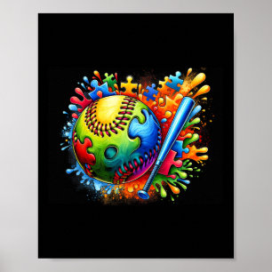 Colourful Softbyll Autism Awareness Autistic Poster