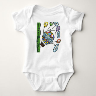 Colourful Solar System Hand-Drawn Chart – Kids Lea Baby Bodysuit