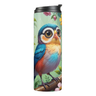Colourful Songbird Thermal Tumbler