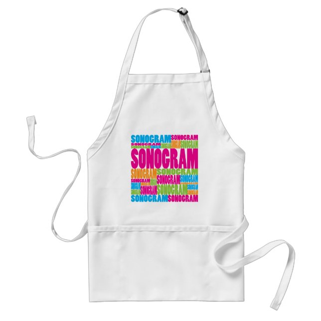 Colourful Sonogram Standard Apron (Front)