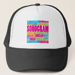 Colourful Sonogram Trucker Hat