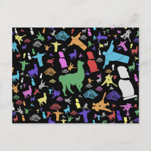 Colourful South America Postcard