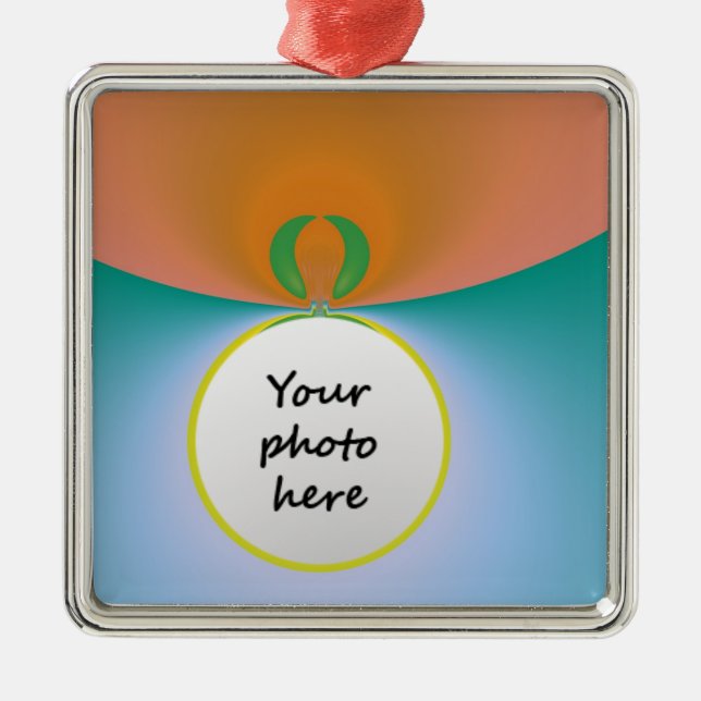 Colourful Space Christmas Ornament (Front)