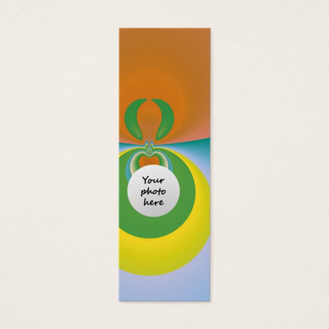 Colourful Space Custom Bookmark (Front)