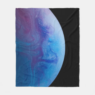 Colourful Space Fleece Blanket