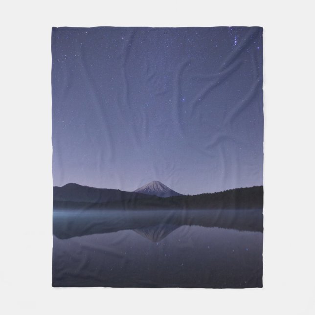 Colourful Space Fleece Blanket (Front)