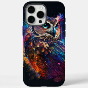 Colourful Space Owl                                iPhone 16 Pro Max Case