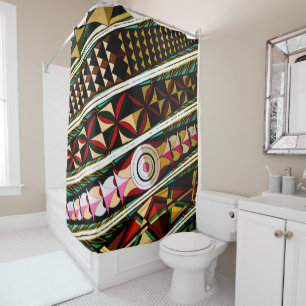 Colourful Spanish Ceiling Architecture Shower Curtain