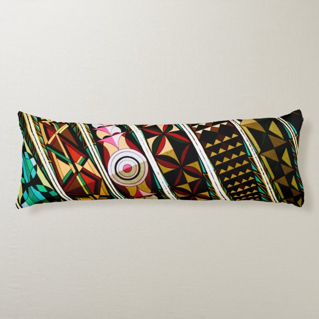 Colourful Spanish Church Ceiling Body Cushion (Front)