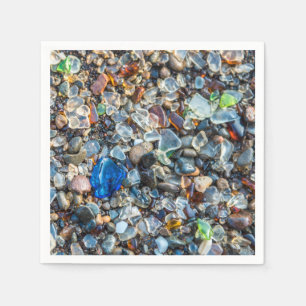 Colourful Sparkling Sea Glass Napkin