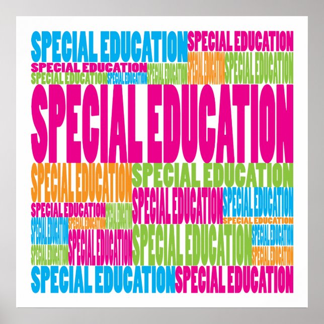 Colourful Special Education Poster (Front)