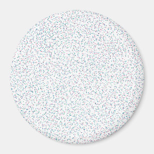 Colourful Speckled Spring Dots Magnet