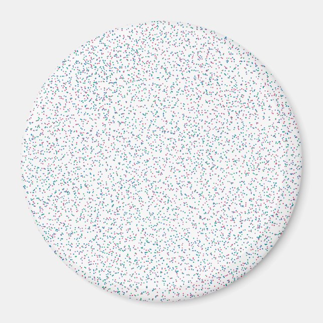 Colourful Speckled Spring Dots  Magnet (Front)