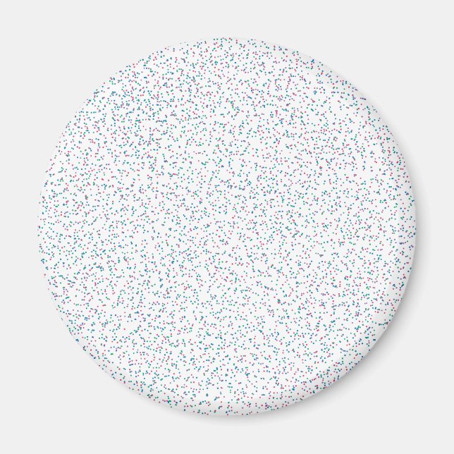 Colourful Speckled Spring Dots  Magnet (Front)