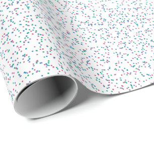 Colourful Speckled Spring Dots Wrapping Paper