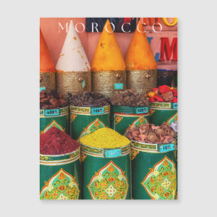 Colourful Spices Of Marrakech Magnetic Card