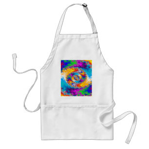 Colourful Spiral Design: Standard Apron
