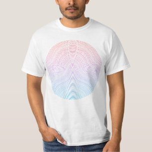 Colourful Spiral Design Value T-shirt