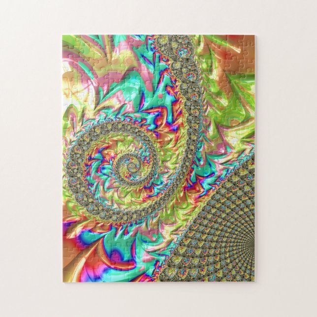 Colourful Spiral Jigsaw Puzzle (Vertical)