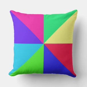 Colourful Spiral Pillow