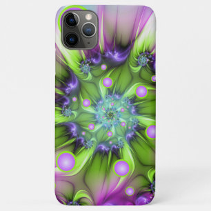 Colourful Spiral Round Shapes Abstract Fractal Art Case-Mate iPhone Case