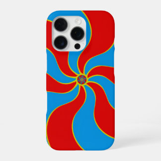 Colourful Spiral Wave Pattern iPhone 16 Pro Case