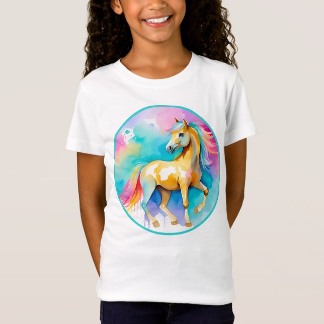 Colourful Spirit Pony 13 Kid's T-Shirt (Front)
