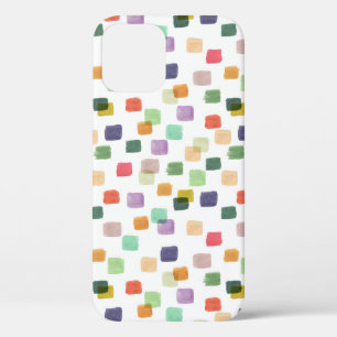 Colourful Splash: Abstract Seamless Background iPhone 12 Case