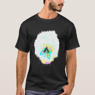 Colourful Splash Art Silkie Chicken T-Shirt