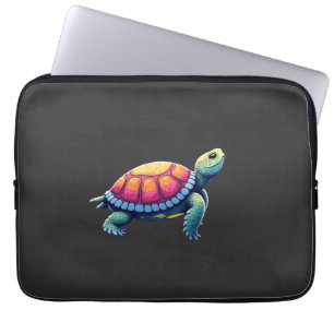 Colourful Splash Eastern Box Turtle (1) Laptop Sleeve